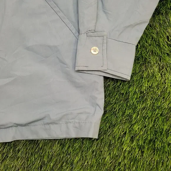 Vintage 90s MOD Jacket XL 23x28 Blue USA - Picture 6 of 11